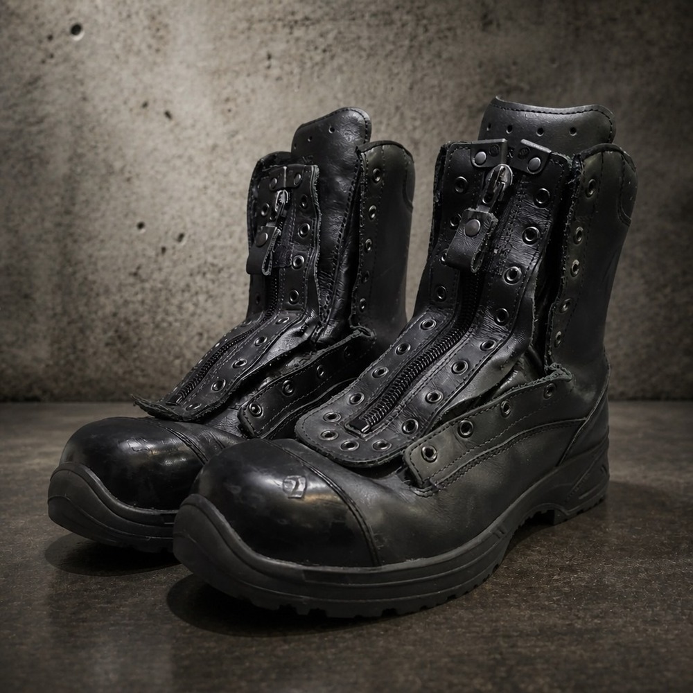 HAIX Airpower XR2 Men's Black Tactical Boots US  12.5 * No Laces